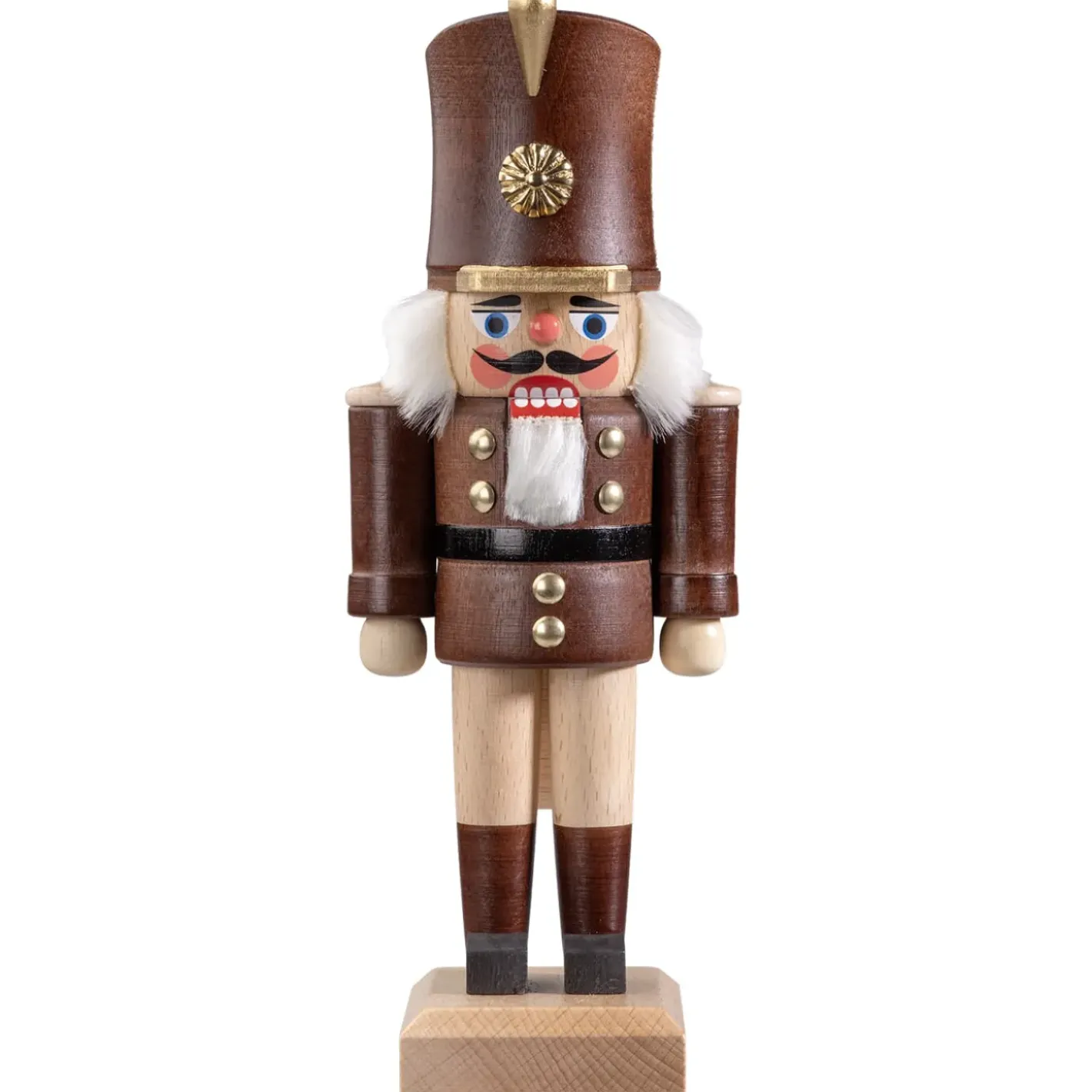 HODREWA Nussknacker-Nussknacker "Gardesoldat", Braun/Lasiert, 20,5 Cm