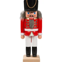 HODREWA Nussknacker-Nussknacker "Husar" Rot, 14,5Cm