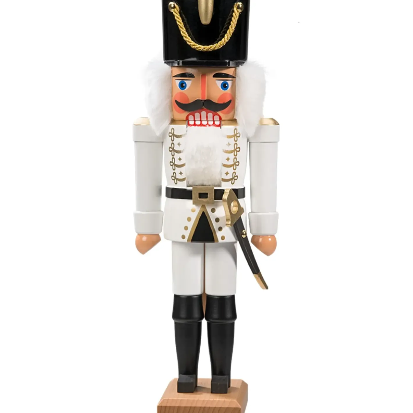 HODREWA Nussknacker-Nussknacker "Husar" Weis, 36Cm