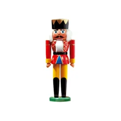 HODREWA Nussknacker-Nussknacker "Konig" Rot, 24Cm