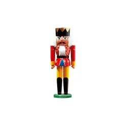 HODREWA Nussknacker-Nussknacker "Konig" Rot, 20Cm