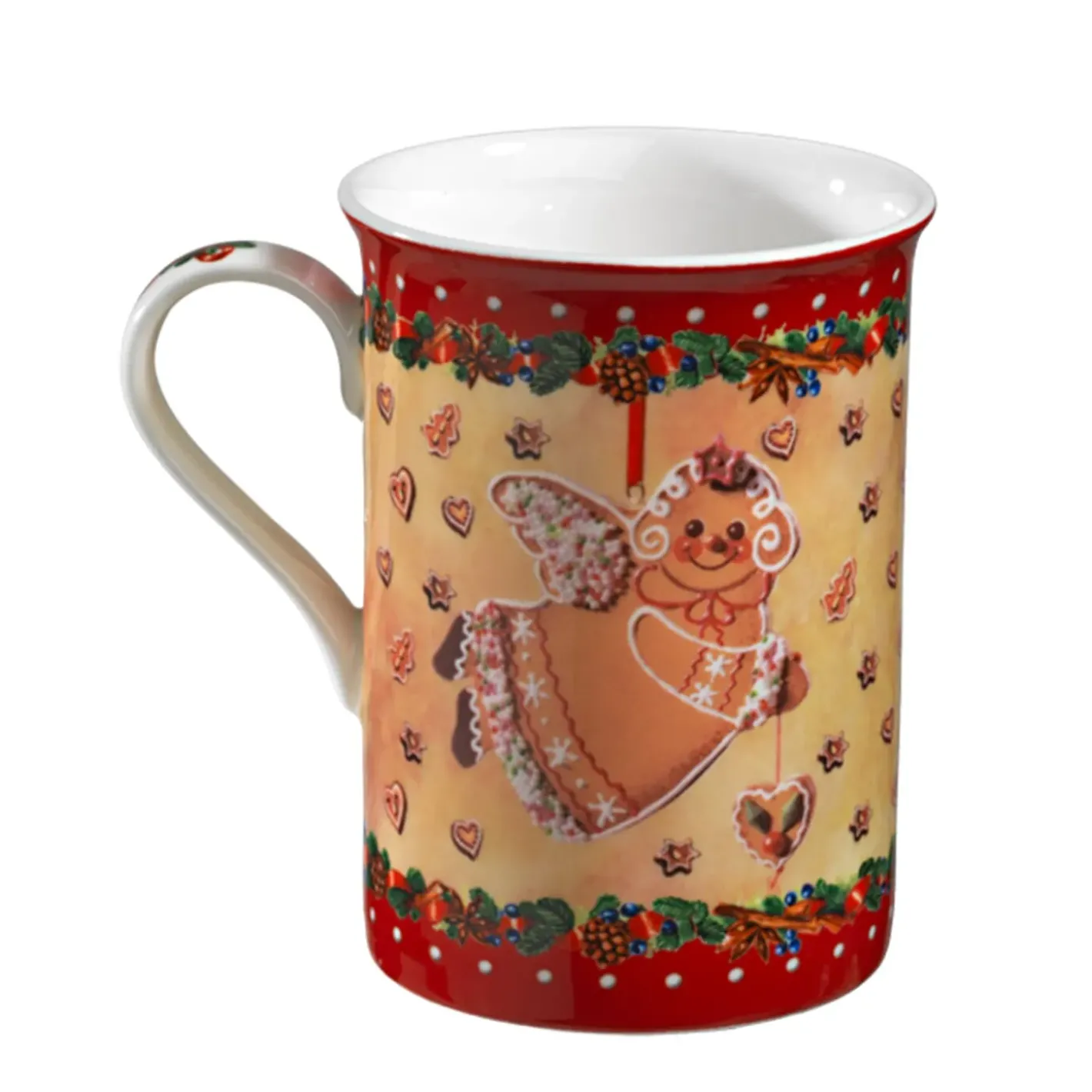 Käthe Wohlfahrt Tischdeko-Porzellan-Tasse "Lebkuchenzeit"