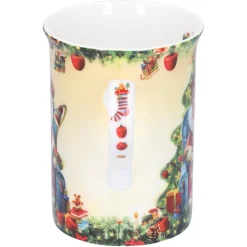 Käthe Wohlfahrt Tischdeko-Porzellan-Tasse "Weihnachtsmann Im Sessel"