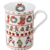 Käthe Wohlfahrt Tischdeko-Porzellan-Tasse "Winterzeit"
