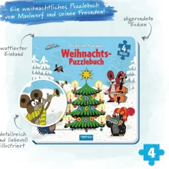 Trötsch Verlag Spielzeug-Puzzlebuch Zu Weihnachten "Der Kleine Maulwurf"