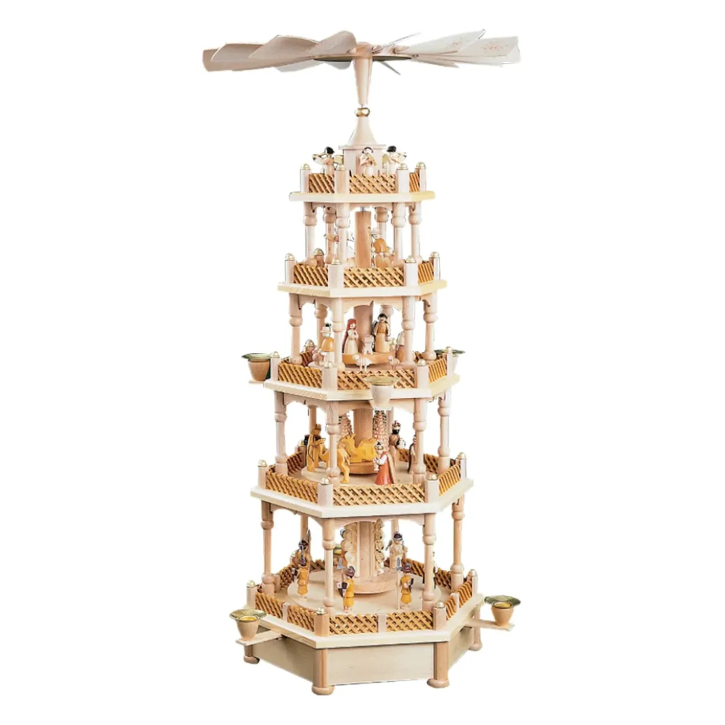 Richard Glässer Pyramiden-Pyramide Mit Musik "Christi Geburt"