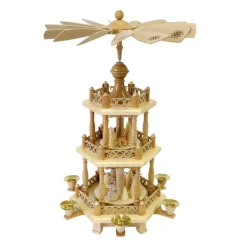 Richard Glässer Pyramiden-Pyramide "Schneemanner Im Winterwald"