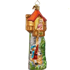 Poesie in Glas Baumschmuck Aus Glas-Rapunzel