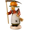 Müller Kleinkunst Räuchermänner-Rauchermann Halloween Hexe Mit Kurbis