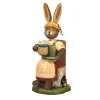 Hubrig Volkskunst Hubrig Miniaturen-Rauchermannchen Hase Kaffeegustl