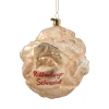 Poesie in Glas Rothenburg Motive-Rothenburger Schneeballen Glasbaumbehang