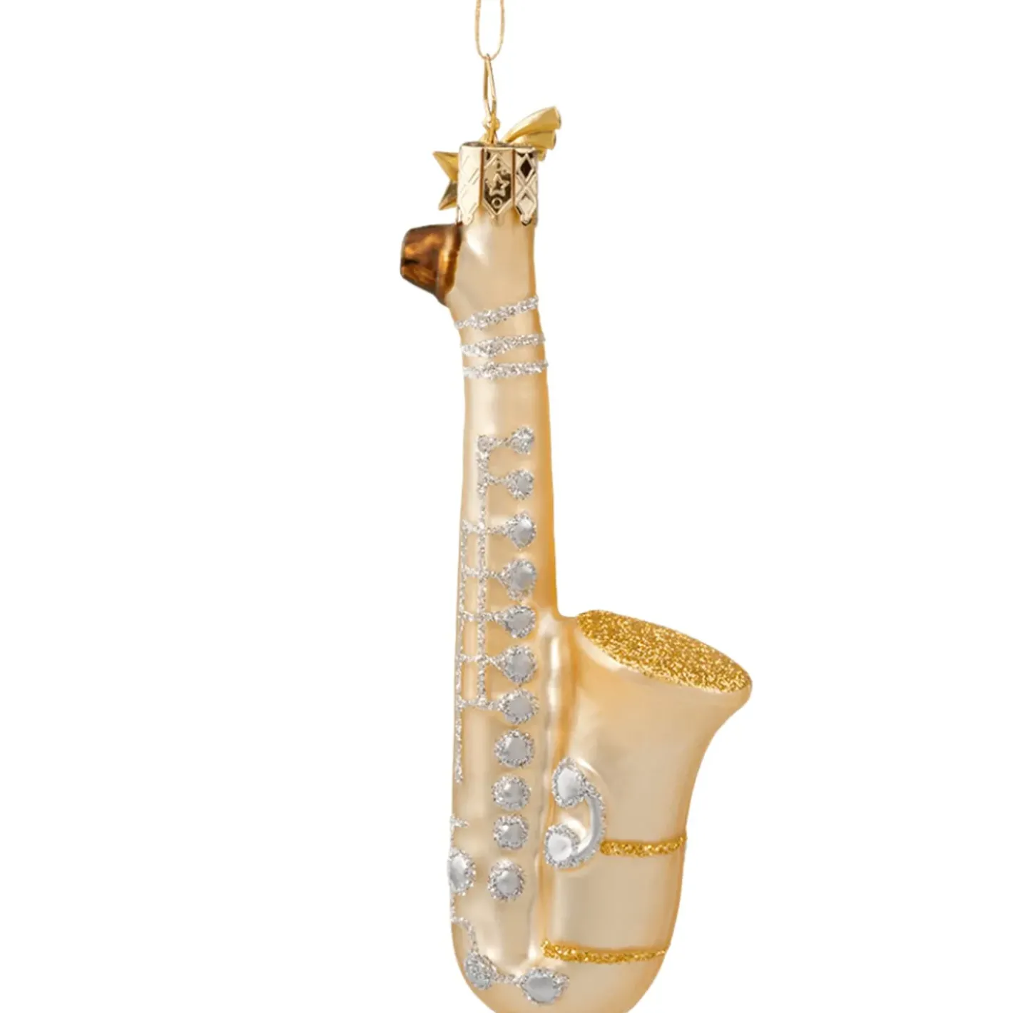 Poesie in Glas Baumschmuck Aus Glas-Saxophon