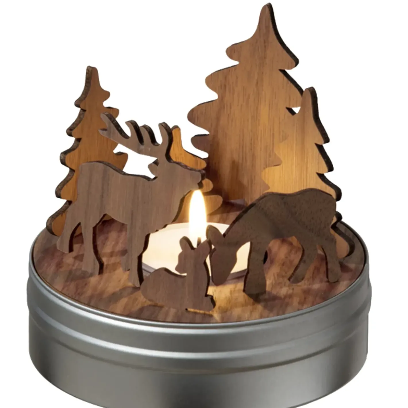 designimdorf Krippen Und Krippenfiguren-Schachtelgeschichte "Im Winterwald"
