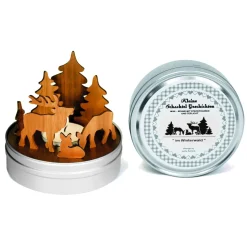 designimdorf Krippen Und Krippenfiguren-Schachtelgeschichte "Im Winterwald"