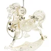 Käthe Wohlfahrt Baumschmuck Aus Messing-Schaukelpferd, Versilbert