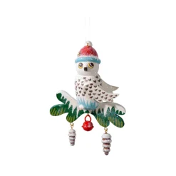 Käthes Original Baumschmuck Aus Holz-Schnee-Eule