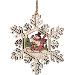 Käthe Wohlfahrt Hängedeko-Schneeflocke Mit Schneemann