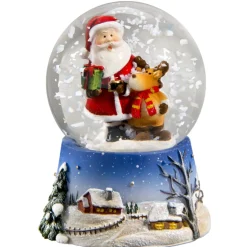 Käthe Wohlfahrt Schneekugeln-Schneekugel "Santas Rentier"