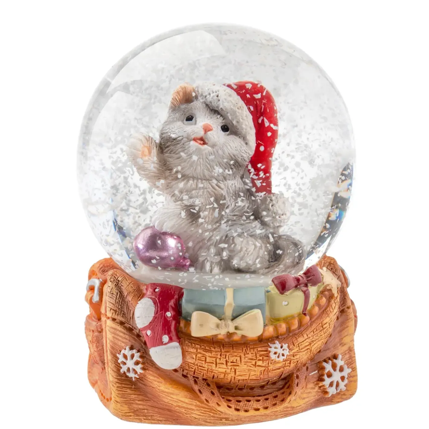 Käthe Wohlfahrt Schneekugeln-Schneekugel "Weihnachtskatze"