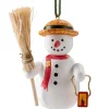 Käthes Original Baumschmuck Aus Holz-Schneemann Mit Besen