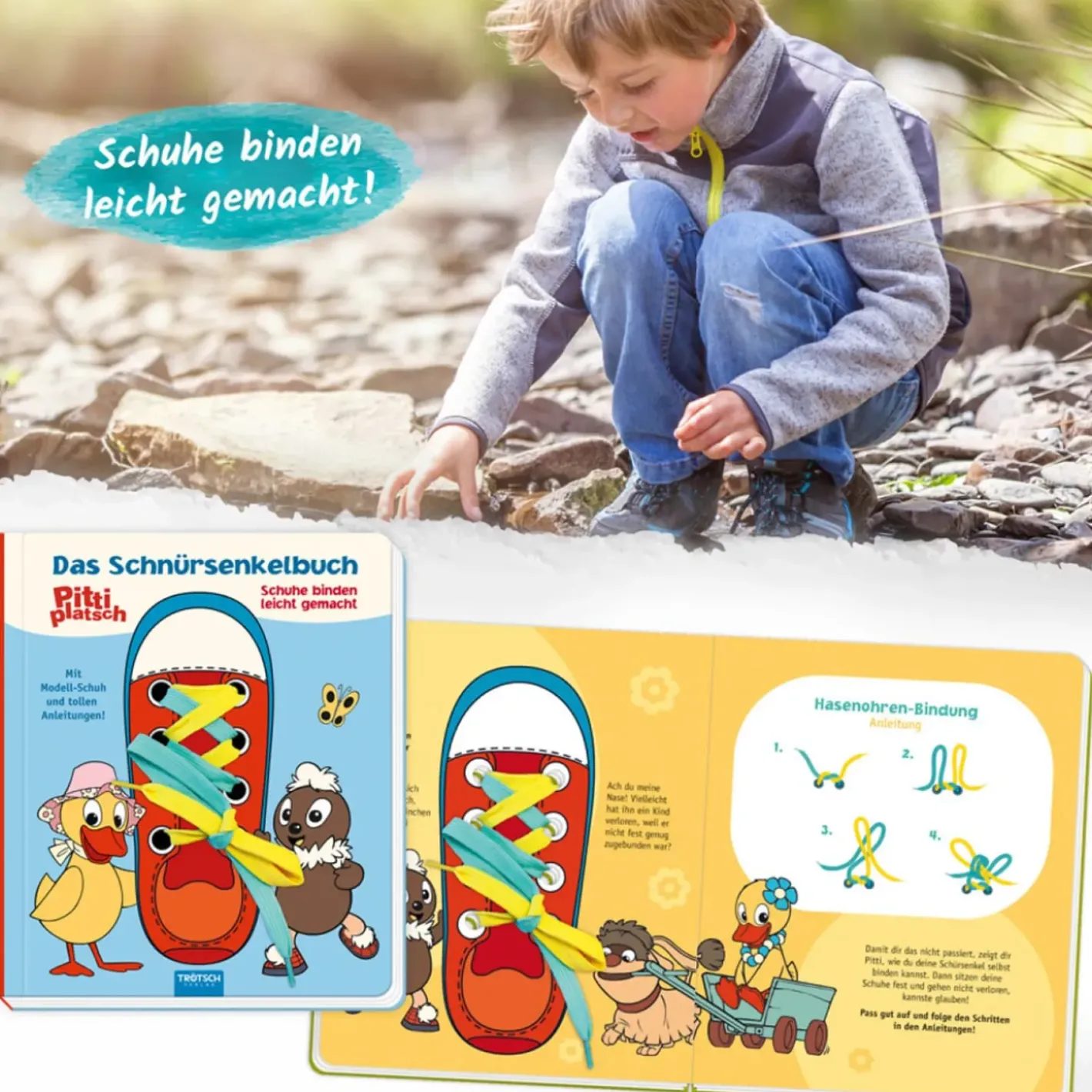 Trötsch Verlag Unser Sandmännchen Und Seine Freunde-Schnursenkelbuch Pittiplatsch