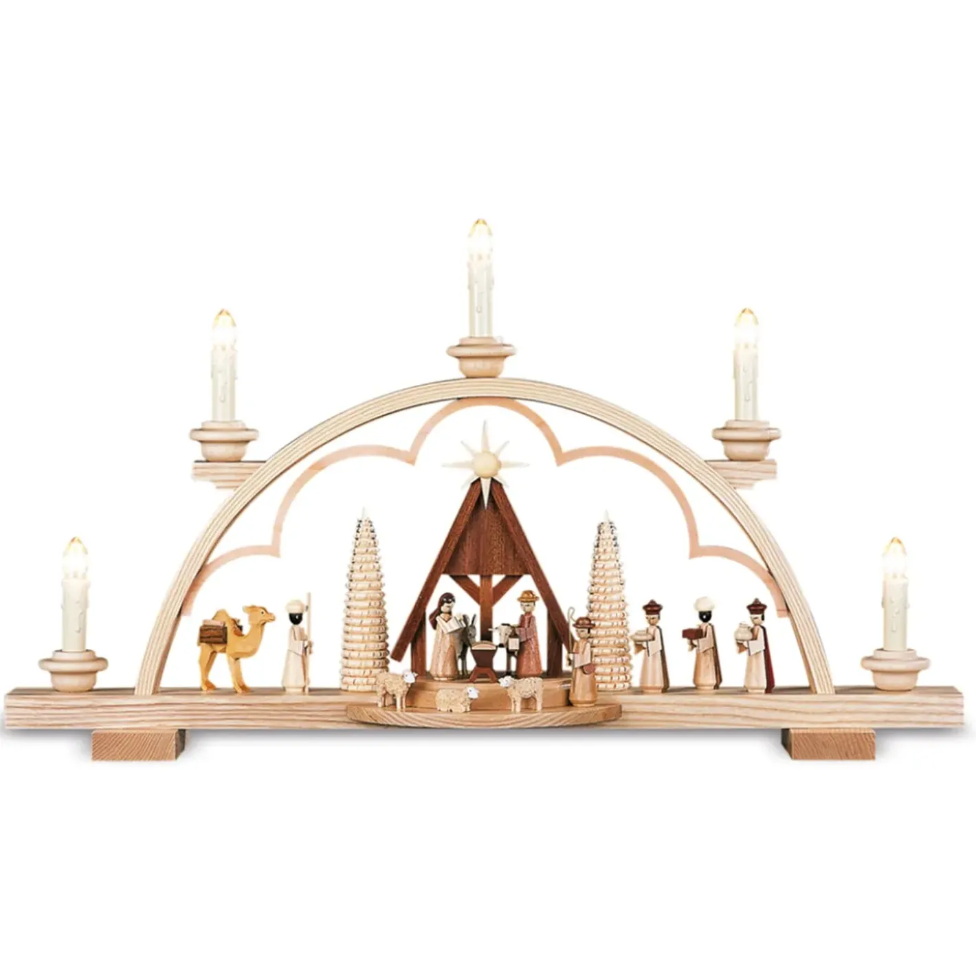Müller Kleinkunst Schwibbögen-Schwibbögen, "Christi Geburt", 230V