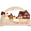 RATAGS Holzdesign Rothenburg Motive-Schwibbögen "Rothenburg Plonlein" 230V Mit Usb A-Anschluss