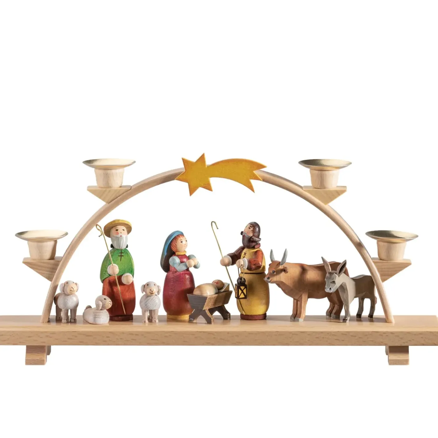 Käthes Original Schwibbögen-Schwibbögen "Weihnachtsabend"