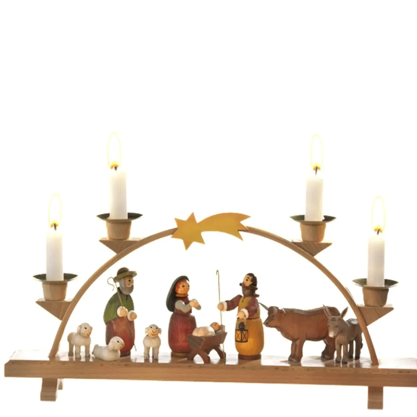 Käthes Original Schwibbögen-Schwibbögen "Weihnachtsabend"