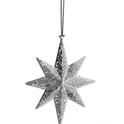 Käthe Wohlfahrt Baumschmuck Aus Messing-Stern, Silber