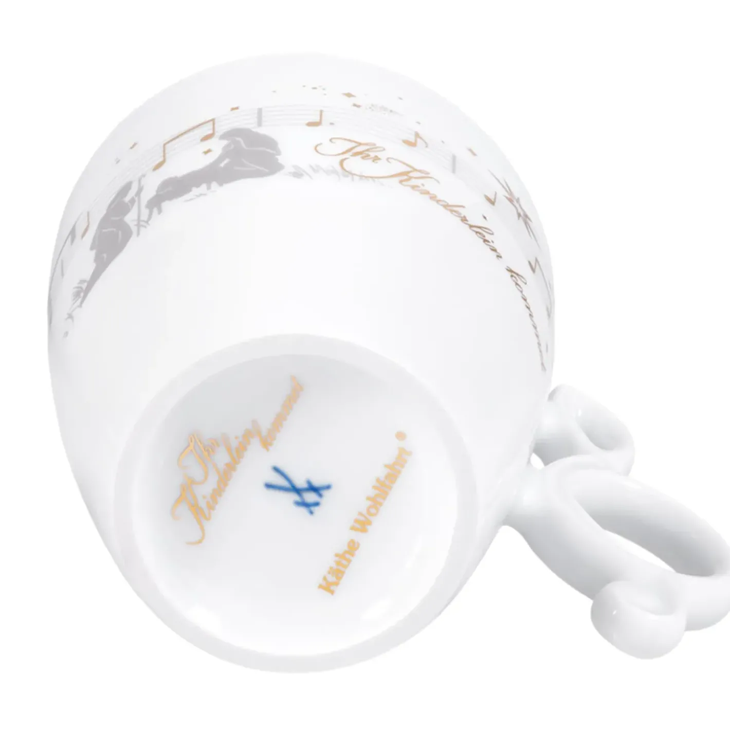 Meissen Porzellan Tischdeko-Tasse "Ihr Kinderlein Kommet"