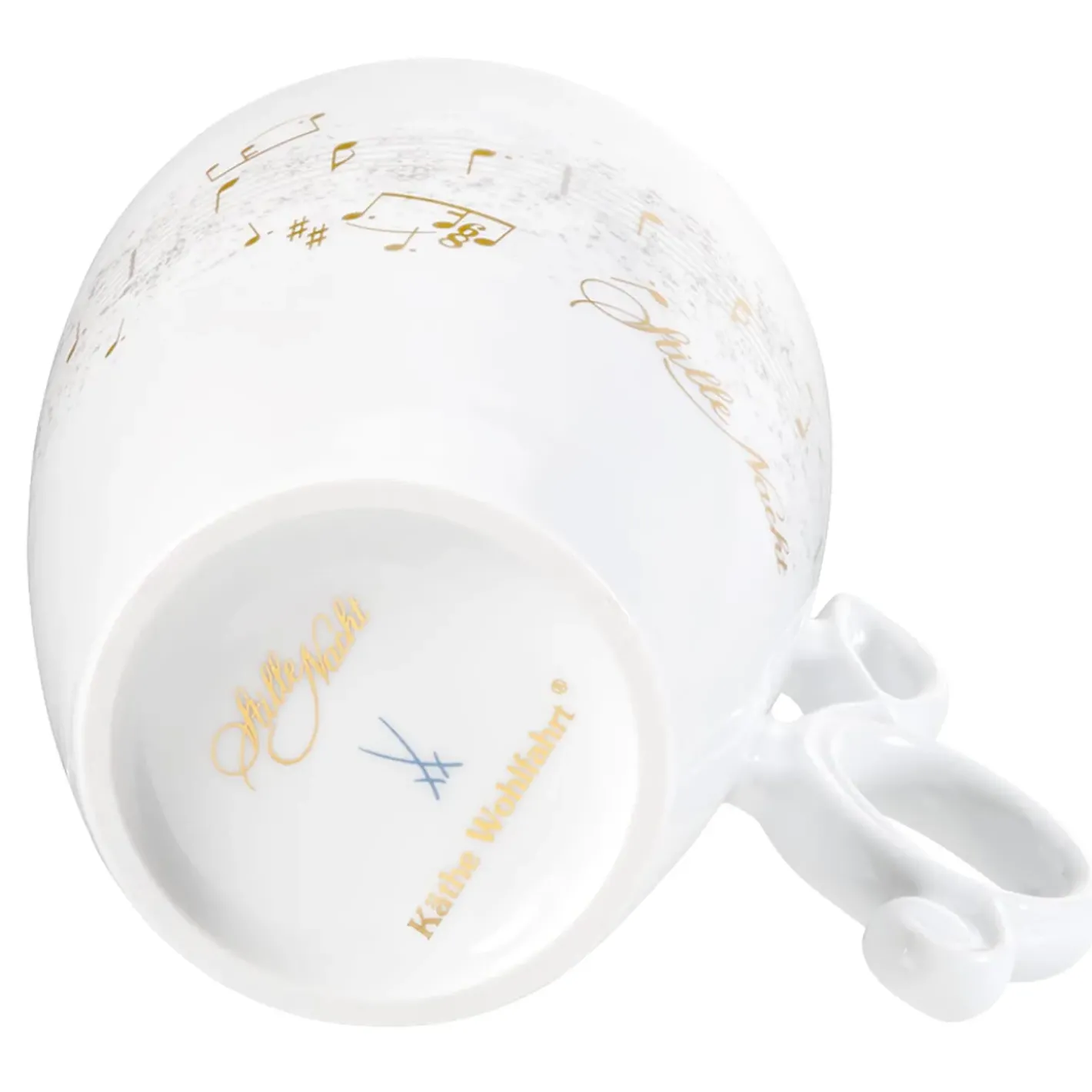 Meissen Porzellan Tischdeko-Tasse "Stille Nacht"