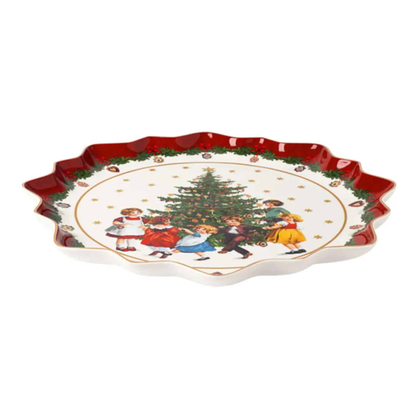 Villeroy & Boch Tischdeko-Toy'S Fantasy Gebackteller Tief, Kinder Tanzen Um Baum