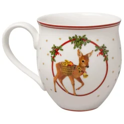 Villeroy & Boch Tischdeko-Toy'S Fantasy Jumbobecher "Santa Und Reh"