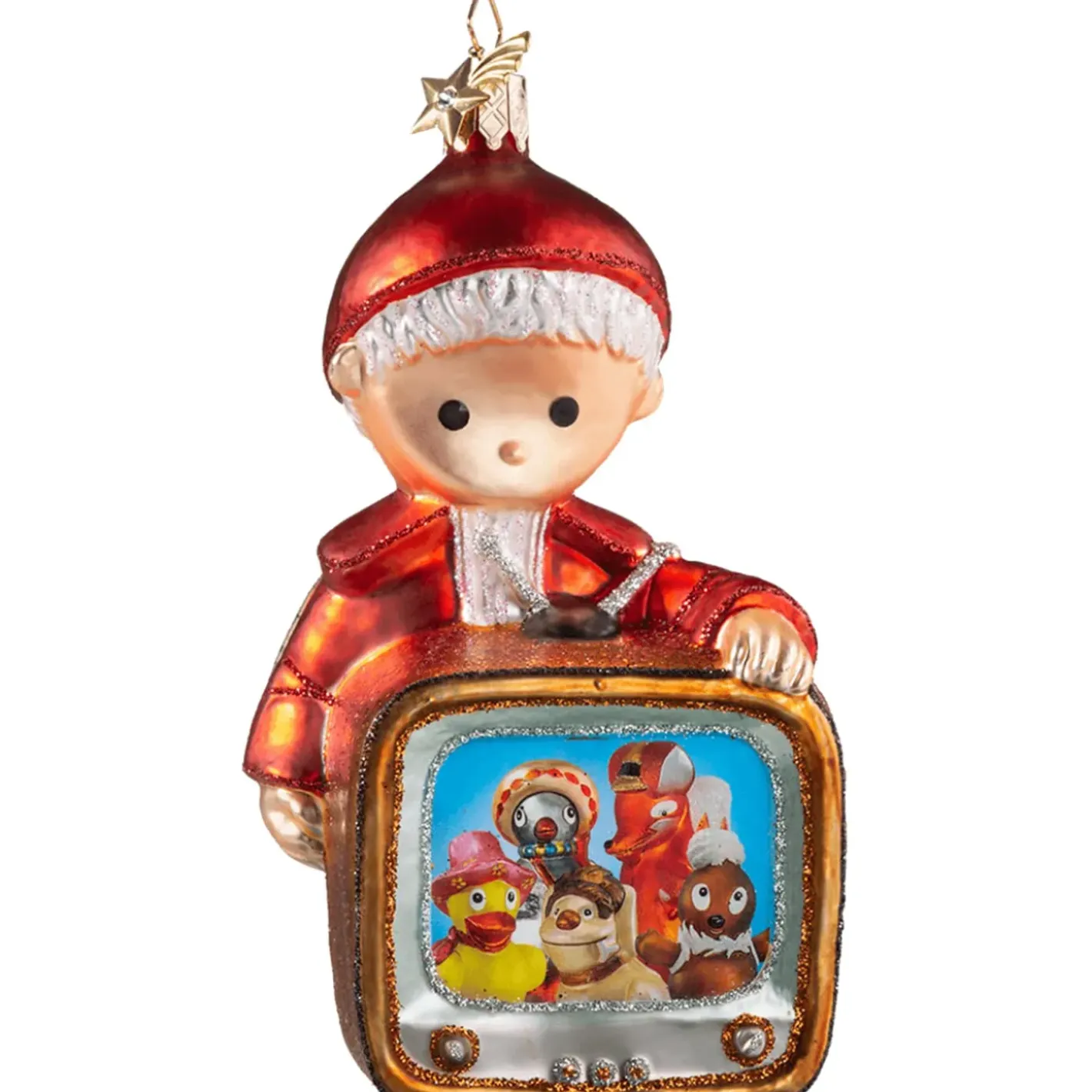 Poesie in Glas Baumschmuck Aus Glas-Unser Sandmannchen Mit Tv