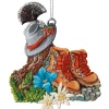 Käthes Original Bayern Motive-Wanderstiefel Und Hut