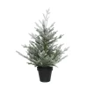 Käthe Wohlfahrt Künstliche Weihnachtsbäume-Weihnachtsbaum Im Topf, Beschneit, 75 Cm