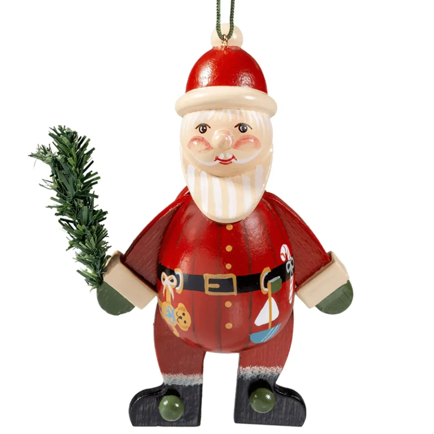 Käthes Original Baumschmuck Aus Holz-Weihnachtsmann
