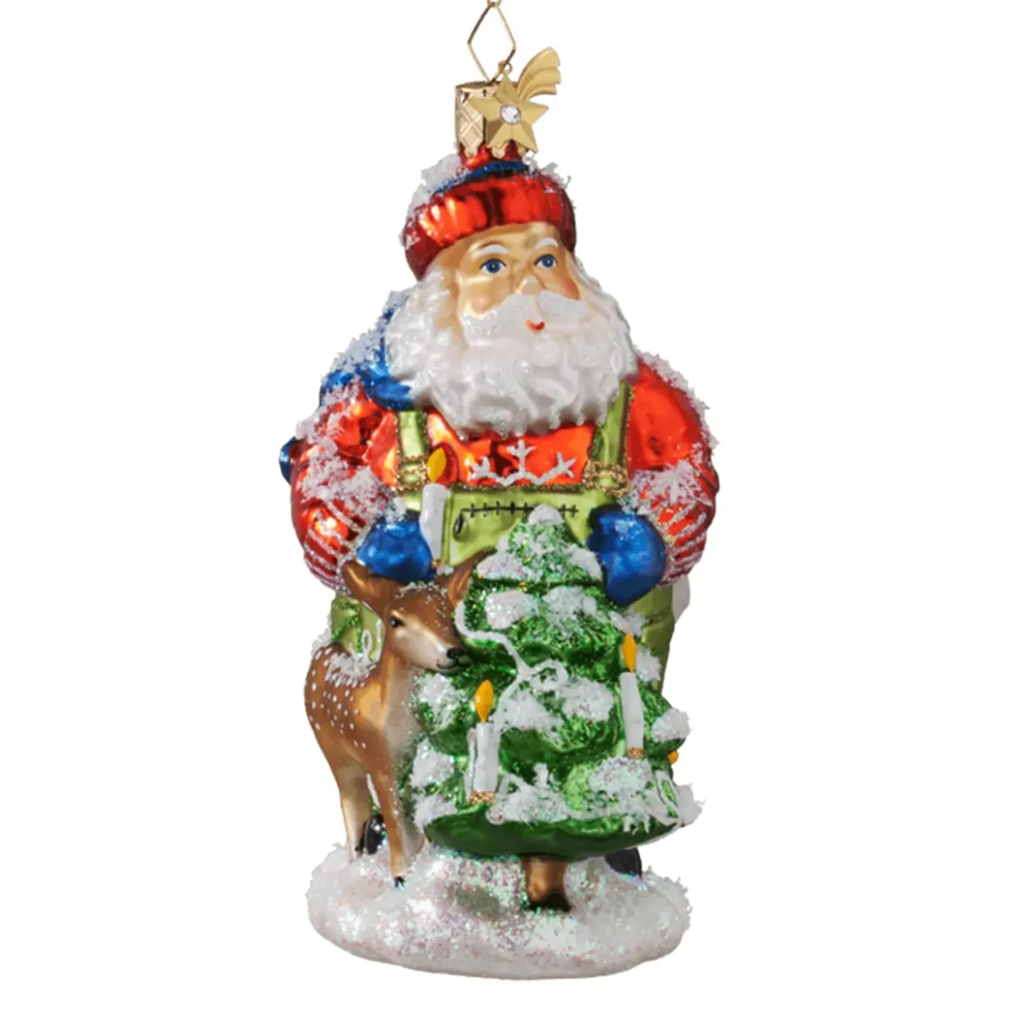 Poesie in Glas Baumschmuck Aus Glas-Weihnachtsmann