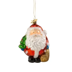 Poesie in Glas Baumschmuck Aus Glas-Weihnachtsmann