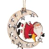 Käthe Wohlfahrt Hängedeko-Weihnachtsmann Im Mond