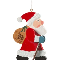 Käthes Original Baumschmuck Aus Zinn-Weihnachtsmann Mit Geschenkesack