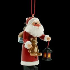Käthes Original Baumschmuck Aus Holz-Weihnachtsmann Mit Laterne