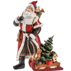 Käthe Wohlfahrt Standfiguren-Weihnachtsmann Mit Schlitten