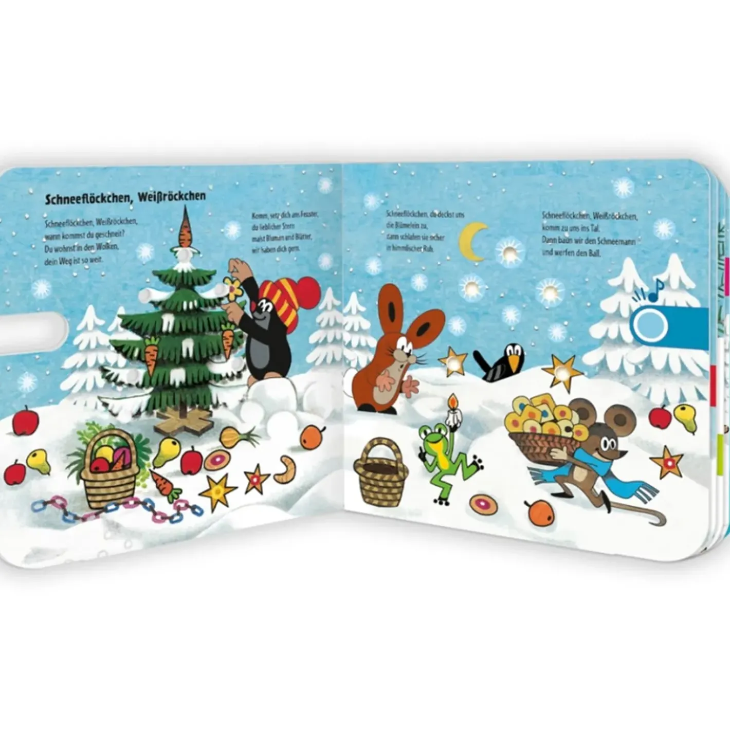 Trötsch Verlag Spielzeug-Weihnachts-Soundbuch "Der Kleine Maulwurf"