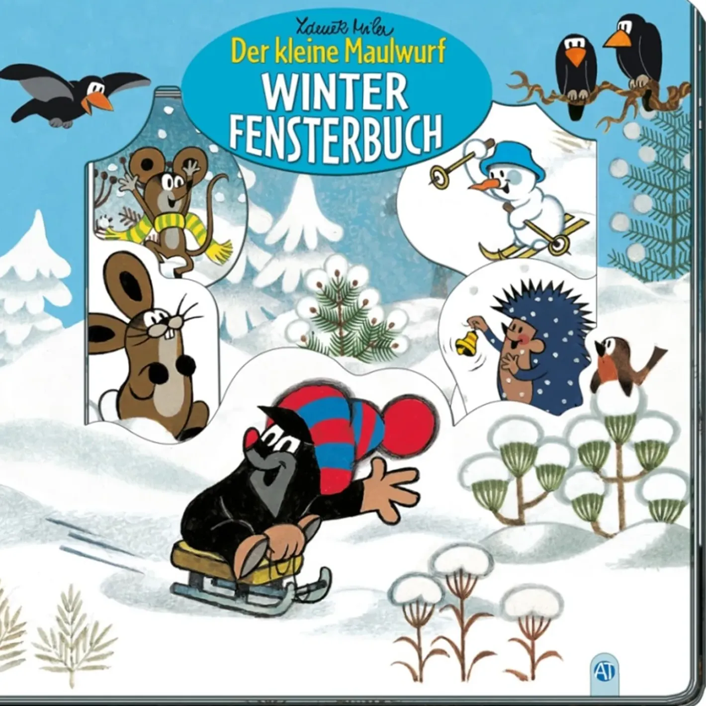 Trötsch Verlag Spielzeug-Winterfensterbuch "Der Kleine Maulwurf"