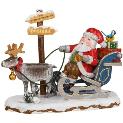 Hubrig Volkskunst Hubrig Miniaturen-Winterkinder Hurra Der Weihnachtsmann