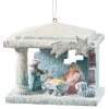 Käthes Original Baumschmuck Aus Holz-Winter-Krippe