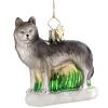 Poesie in Glas Baumschmuck Aus Glas-Wolf